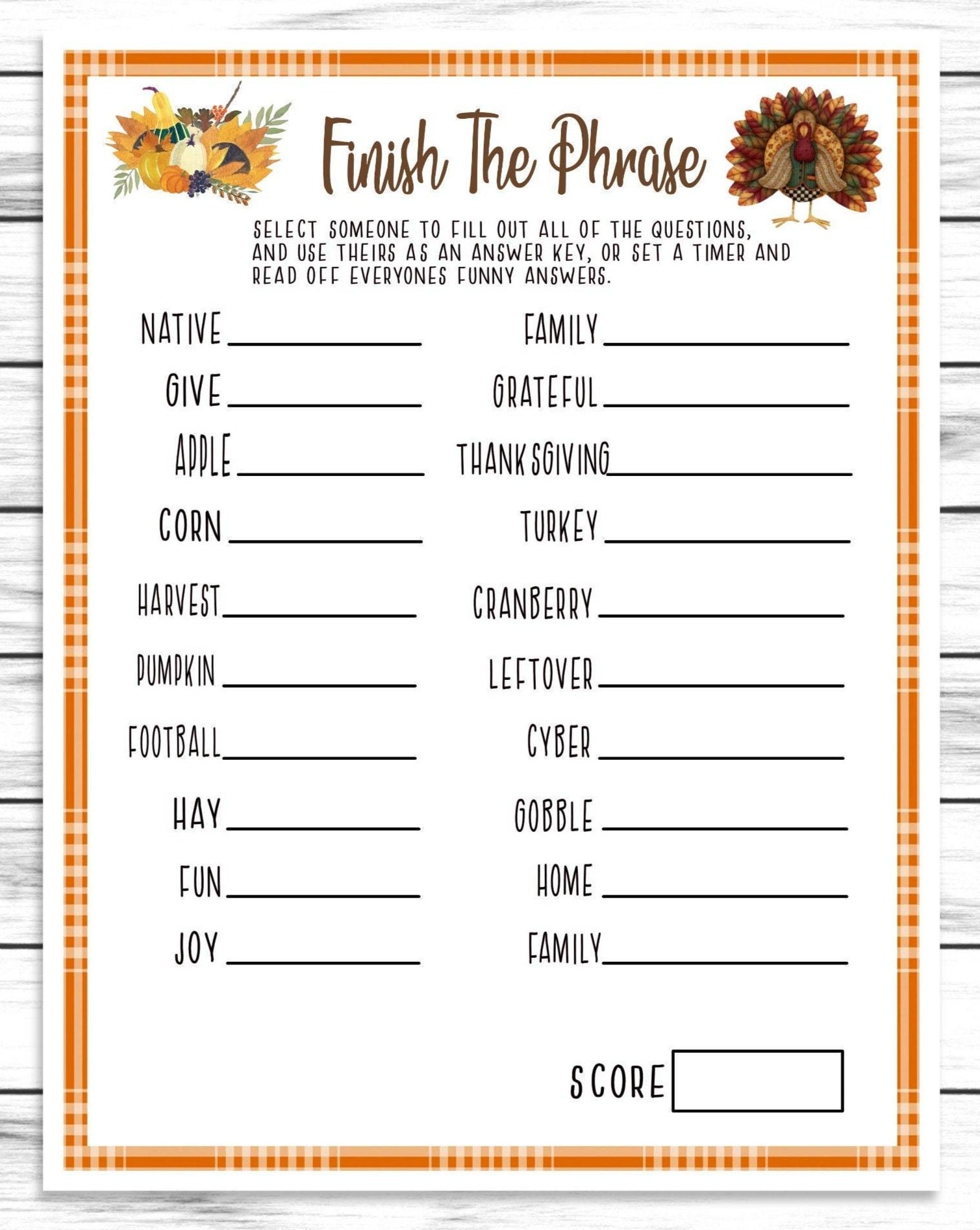 thanksgiving-finish-the-phrase-word-game-printable-or-virtual-turkey-enjoymyprintables for Finish The Phrase Free Printable Thanksgiving Finish The Phrase Word Game, Printable Or Virtual Turkey – Enjoymyprintables for Finish The Phrase Free Printable