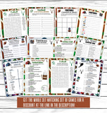 Football Scavenger Hunt, Printable Or Virtual Football Party Game For Kids & Adults, Ideas, Instant Download Activity,Office Classroom Party