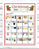 Christmas Song Quiz Trivia Game, Printable Or Virtual Holiday Party Game For Kids & Adults, Classroom Office Party Activity, Xmas Music Game