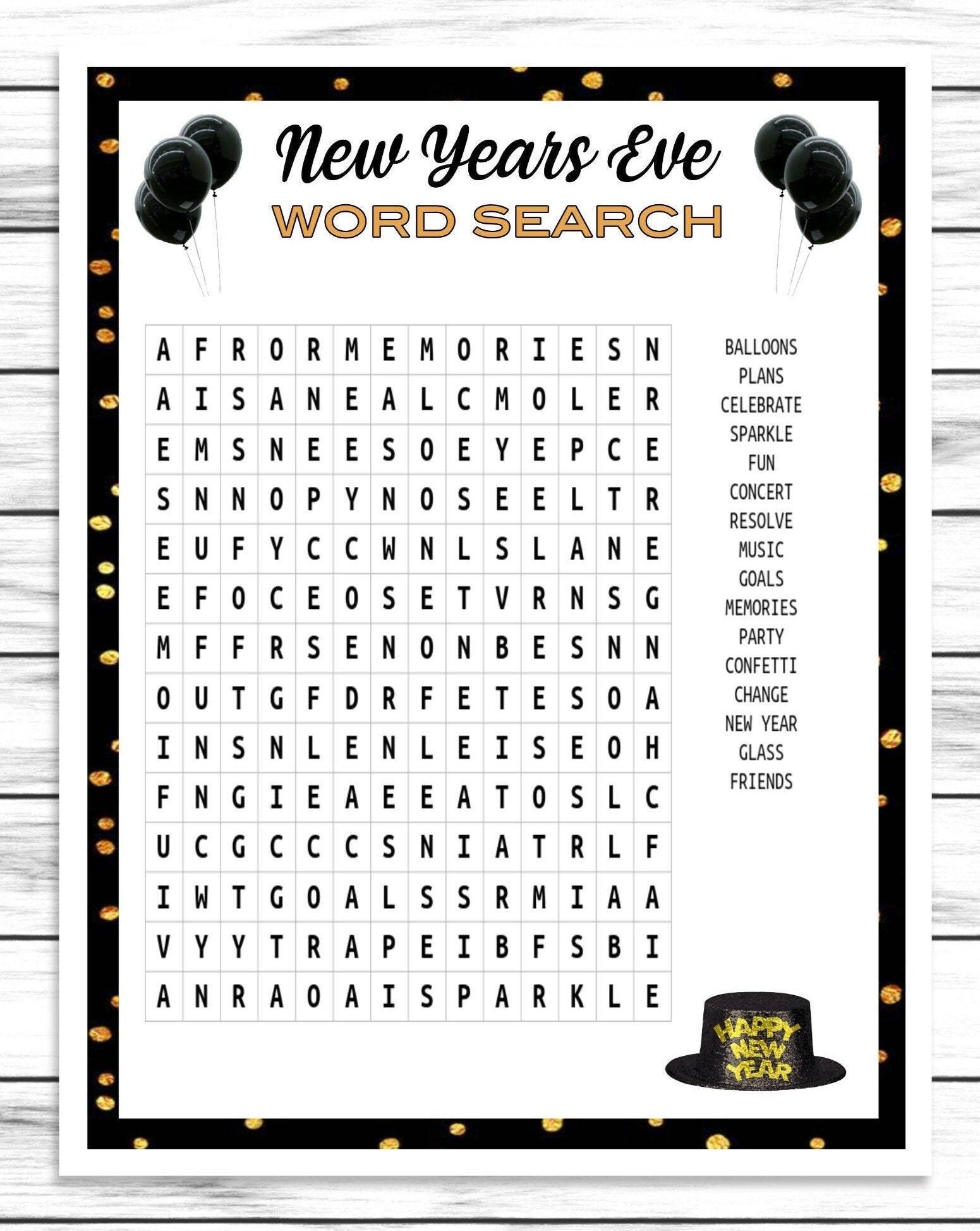 New Years Word Search Game, Printable Or Virtual Holiday Party Game Fo – Enjoymyprintables new-years-word-search-game-printable-or-virtual-holiday-party-game-fo-enjoymyprintables