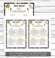 Adult Holiday Office Game, New Years Game, Ice Breaker Game, Drink If Game, Home Party Game, Printable, Virtual, Instant Download