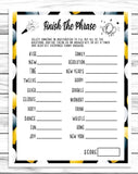 New Years Finish The Phrase Game, Printable Or Virtual Holiday Party Game For Kids & Adults, Classroom Office Party Activity, Fun NYE Game