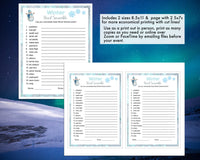 Winter Word Scramble Party Game, For Adults Kids, Classroom, Office, Winter Party Printable Virtual Game, Family Reunion, Instant