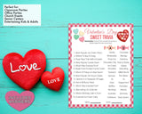 Valentines Day Fun Sweets Trivia Game -Classroom Office Party Game For Kids & Adults - Printable Or Virtual Instant Download Activity
