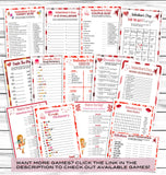 Valentines Romantic Movie Trivia Game,Virtual Or Printable V-Day Party Quiz,Valentines Couples Game Kids Adults,Fun Activity