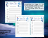 Snow Word Scramble Winter Party Game, For Adults Kids, Classroom, Office, Winter Party Printable Virtual Game, Family Reunion, Instant