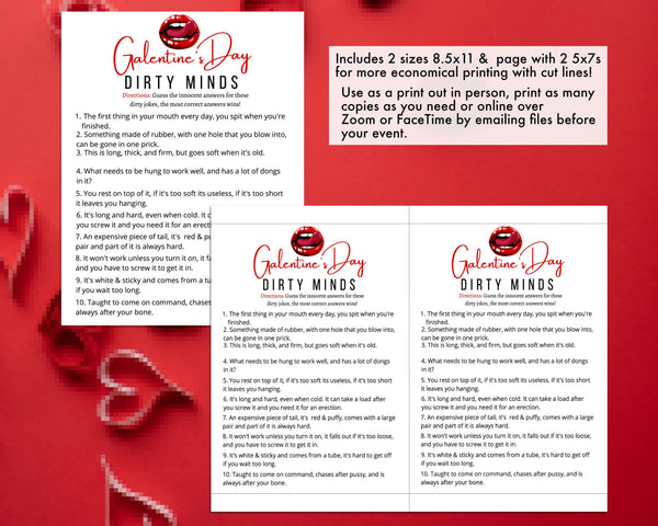 Galentines Day Dirty Minds Game -Fun Party Game - Ladies Night Out - G – Enjoymyprintables galentines-day-dirty-minds-game-fun-party-game-ladies-night-out-g-enjoymyprintables