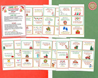 Christmas Gift Exchange Yankee Swap Cards, Printable Group Xmas Present Cards, Instant Download, Family, School, Church Holiday Activity