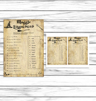 Harry Potter Inspired Baby Shower Game Bundle Set, Wizard Baby Shower Games, Printable Or Virtual, Instant Download