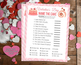 Valentines Day Fun Cake Trivia Game -Classroom Office Party Game For Kids & Adults - Printable Or Virtual Instant Download Activity