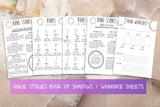 Rune Stones Book Of Shadows Witchcraft Grimoire Printable Set