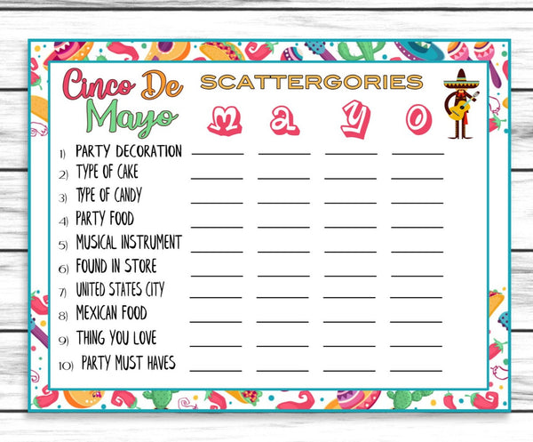 cinco-de-mayo-scattergories-game-printable-kids-word-activity-sheet-enjoymyprintables for Free Printable Cinco De Mayo Games Cinco De Mayo Scattergories Game, Printable Kids Word Activity Sheet, – Enjoymyprintables for Free Printable Cinco De Mayo Games