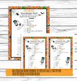 kids adults or seniors halloween costume party printable scavenger hunt game