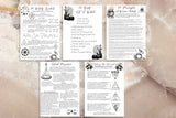 witchcraft printable BOS pages