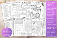 witches creed, triple goddess, horned god, printable pages book of shadows 