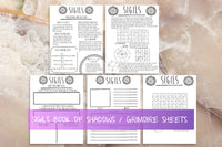 Sigils Book Of Shadows Pages Printable Witchcraft Guide