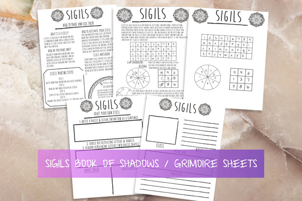 sigils-book-of-shadows-witchcraft-grimoire-printable-set-enjoymyprintables for Book Of Shadows Free Printables Sigils Book Of Shadows Witchcraft Grimoire Printable Set β Enjoymyprintables for Book Of Shadows Free Printables