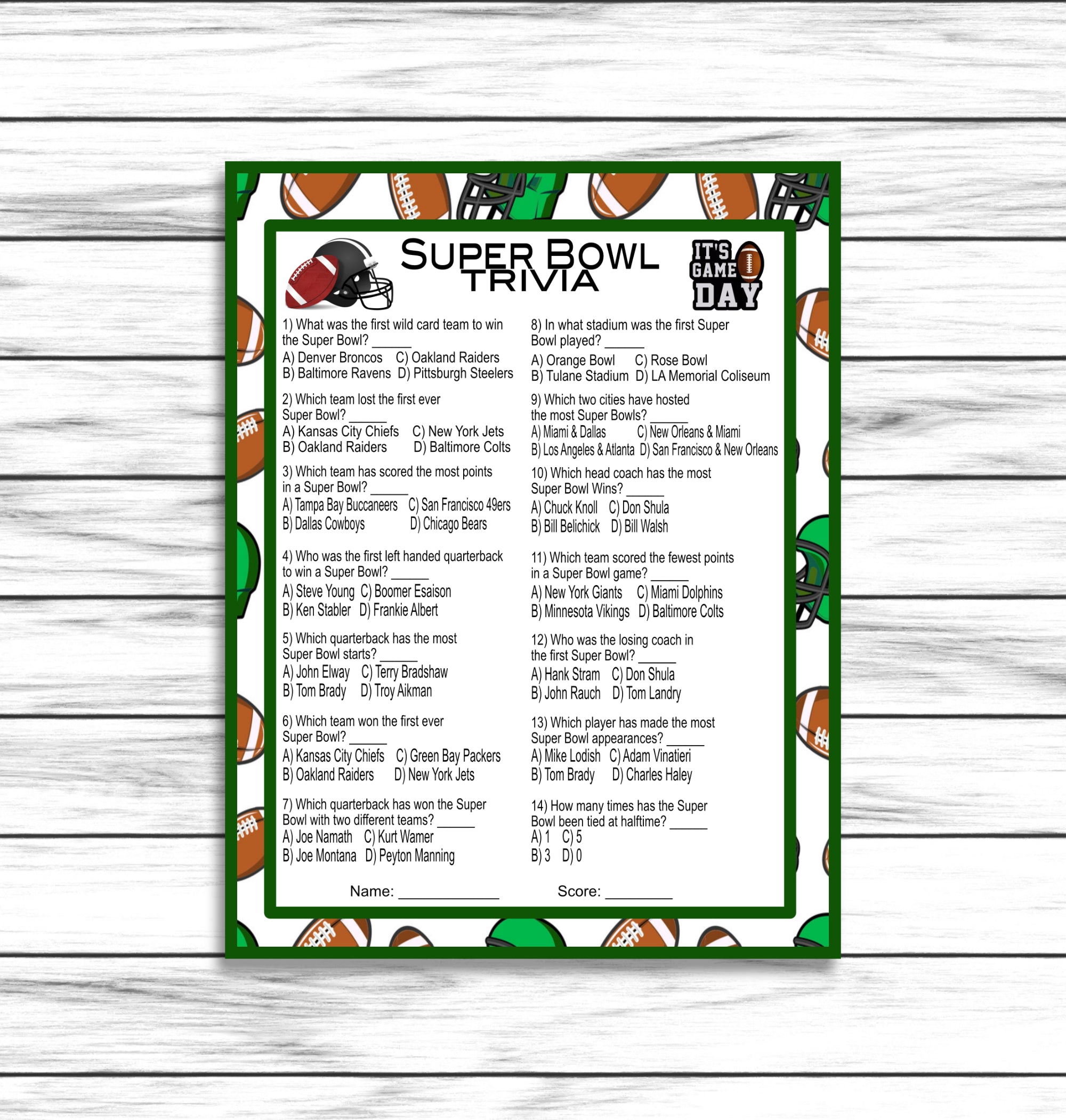 Super Bowl Brackets Printable Super Bowl Printable Games For Your