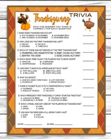 thanksgiving trivia printable party game