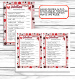 valentines day trivia game printable party games