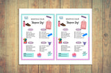 Teen Birthday Slumber Party Games, VSCO Girl Birthday Party Games, Printable, Instant Download
