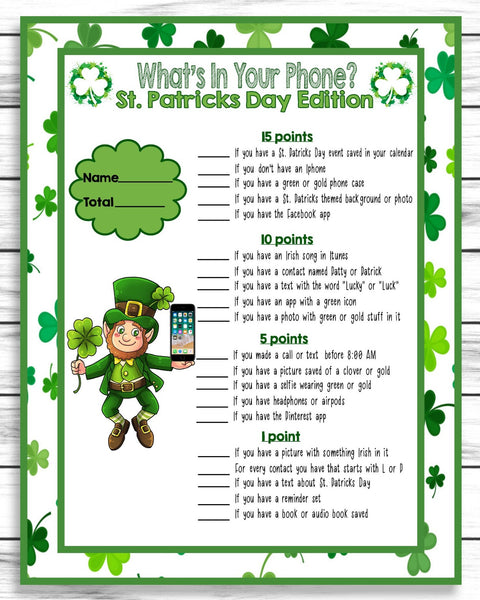 Download St. Patrick's Day Gold And Clover Background
