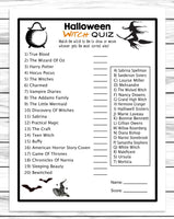 halloween witch quiz printable or virtual costume party game for kids or adults