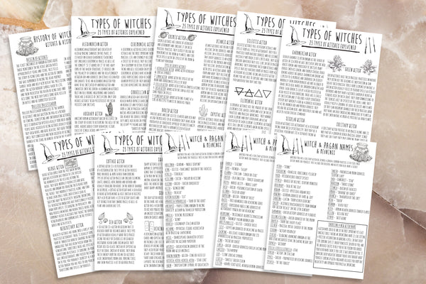 Witchcraft History Types Of Witches Book Of Shadows Witchcraft Grimoir – Enjoymyprintables witchcraft-history-types-of-witches-book-of-shadows-witchcraft-grimoir-enjoymyprintables