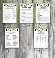 printable or virtual woodland baby shower games