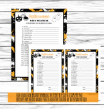 printable halloween costume party word scramble game for kids adults or seniors 