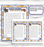 Final Four March Madness Party Game Word Search, College Basketball Word Game, NCAA Word Find, Printable Or Virtual Game, Instant Download